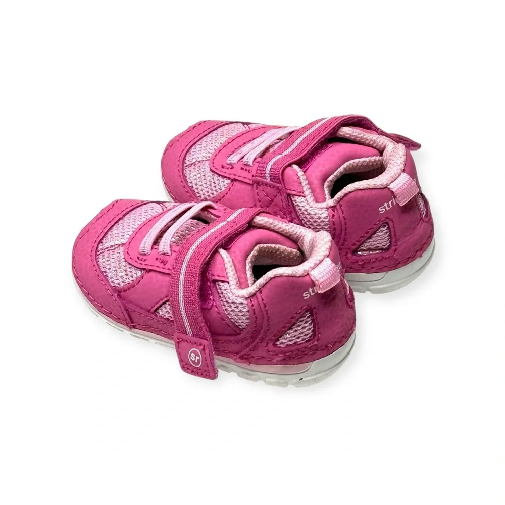 Stride Rite ❤︎︎ Soft Motion Jamie Sneaker ❤︎︎ Pink Shimmer ❤︎︎ 3.5W Baby Walker